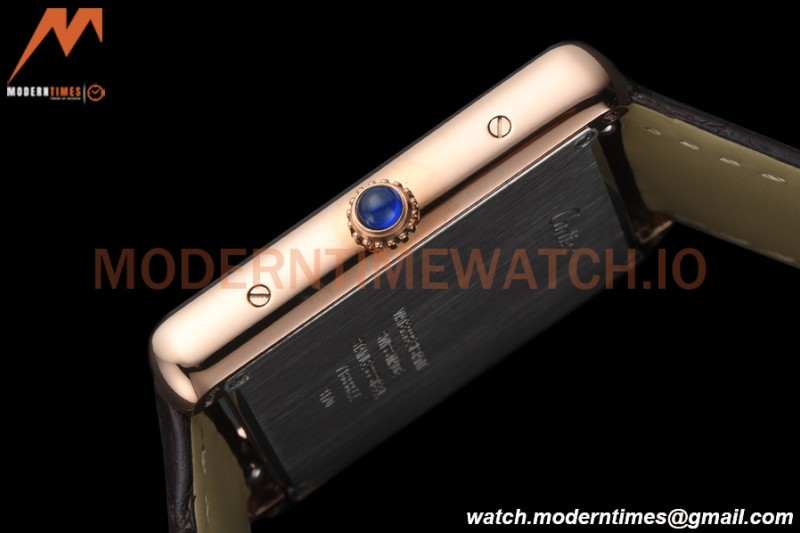 Cartier - Tank Solo Midsize 27.4mm RG/LE White DRF Swiss Qtz