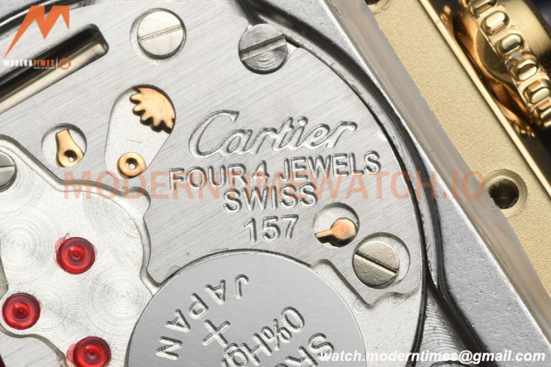 Cartier - Tank Louis Cartier 25.5mm YG/LE White DRF Swiss Qtz