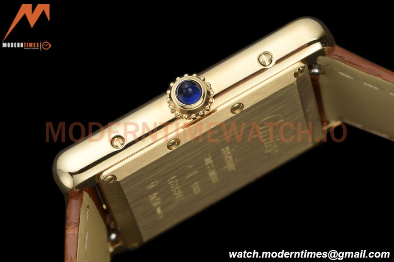 Cartier - Tank Louis Cartier 25.5mm YG/LE White DRF Swiss Qtz