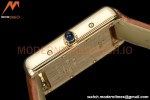 Cartier - Tank Louis Cartier Ladies 22mm YG/LE White DRF Swiss Qtz