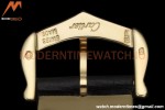 Cartier - Tank Louis Cartier Ladies 22mm Black YG/LE White DRF Swiss Qtz