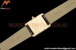 Cartier - Tank Louis Cartier Ladies 22mm Black YG/LE White DRF Swiss Qtz