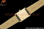 Cartier - Tank Louis Cartier 25.5mm Black YG/LE White DRF Swiss Qtz
