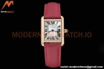 Cartier - Tank Louis Ladies 22mm RG/LE Silver AF Swiss Qtz