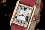 Cartier - Tank Louis Ladies 22mm RG/LE Silver AF Swiss Qtz