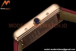 Cartier - Tank Louis Ladies 22mm RG/LE Silver AF Swiss Qtz