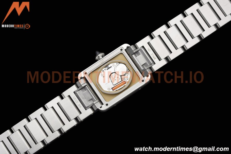 Cartier - Tank Must De Cartier 22mm SS/SS White AF Swiss Quartz