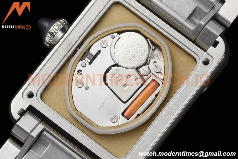 Cartier - Tank Must De Cartier 22mm SS/SS White AF Swiss Quartz