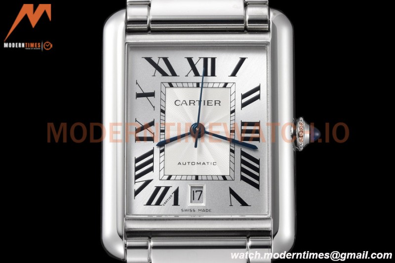 Cartier - Tank Must De Cartier 31mm Automatic SS/SS White AF MY9015