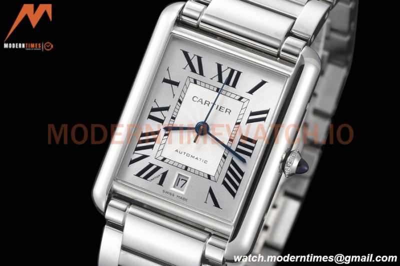 Cartier - Tank Must De Cartier 31mm Automatic SS/SS White AF MY9015