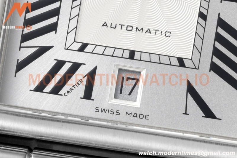 Cartier - Tank Must De Cartier 31mm Automatic SS/SS White AF MY9015