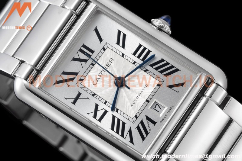 Cartier - Tank Must De Cartier 31mm Automatic SS/SS White AF MY9015
