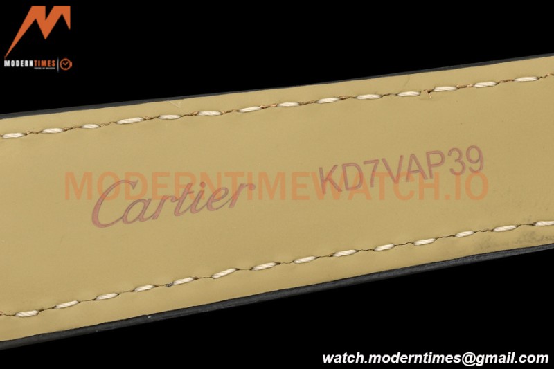 Cartier - Tank Louis Cartier 25.5mm Black YG/LE White AF Swiss Qtz