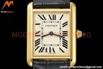 Cartier - Tank Louis Cartier 25.5mm Black YG/LE White AF Swiss Qtz