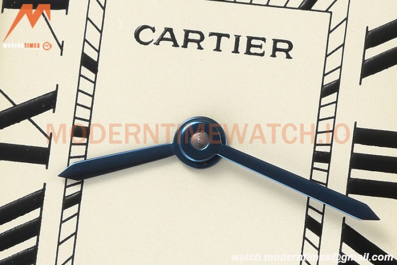 Cartier - Tank Louis Cartier 25.5mm Black YG/LE White AF Swiss Qtz