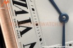 Cartier - Tank Francaise 27mm Medium Size RG/LE Blue/Silv Dia/Rmn 8848F Swiss Qtz