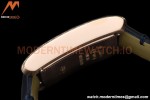 Cartier - Tank Francaise 27mm Medium Size RG/LE Blue/Silv Dia/Rmn 8848F Swiss Qtz