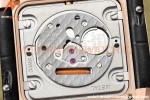 Cartier - Tank Francaise 27mm Medium Size RG/LE Blk/Silv Dia/Rmn 8848F Swiss Qtz