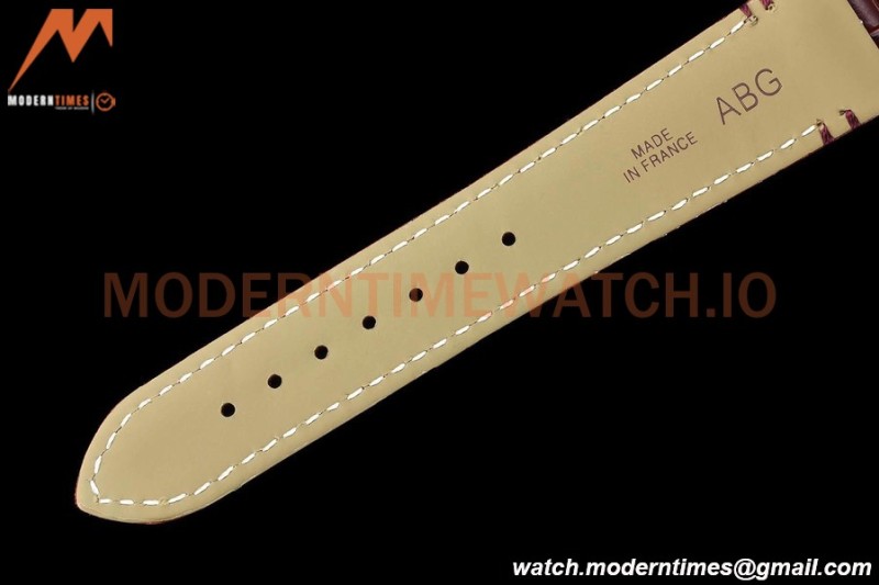 Cartier - Tank Francaise 27mm Medium Size RG/LE Brn/Silv Dia/Rmn 8848F Swiss Qtz
