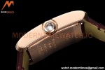 Cartier - Tank Francaise 27mm Medium Size RG/LE Brn/Silv Dia/Rmn 8848F Swiss Qtz