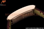 Cartier - Tank Francaise 27mm Medium Size RG/LE Brn/Silv Dia/Rmn 8848F Swiss Qtz