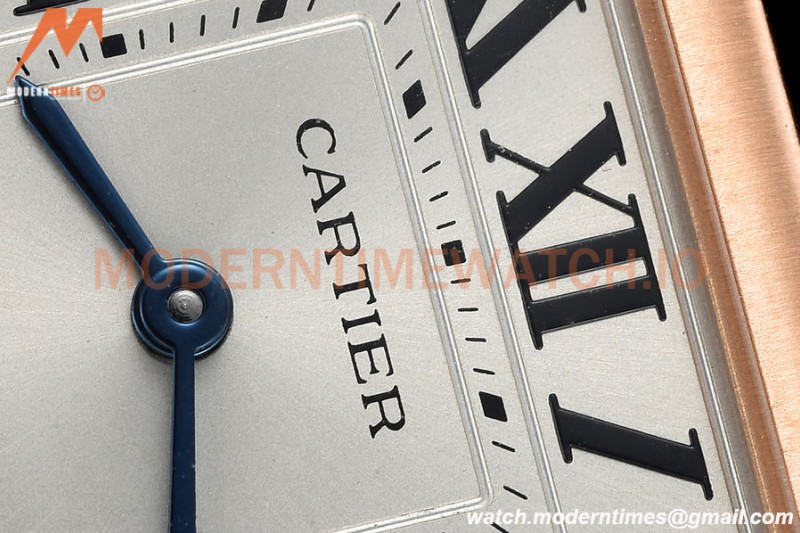 Cartier - Tank Francaise 27mm Medium Size RG/LE Brn/Silv Dia/Rmn 8848F Swiss Qtz