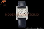 Cartier - Tank Francaise 27mm Medium Size SS/LE Blu/Silv Dia/Rmn 8848F Swiss Qtz
