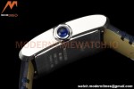 Cartier - Tank Francaise 27mm Medium Size SS/LE Blu/Silv Dia/Rmn 8848F Swiss Qtz