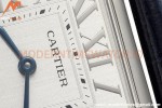 Cartier - Tank Francaise 27mm Medium Size SS/LE Blu/Silv Dia/Rmn 8848F Swiss Qtz