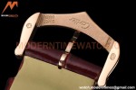 Cartier - Tank Francaise 27mm Medium Size RG/LE Brn/Silv/Rmn 8848F Swiss Qtz