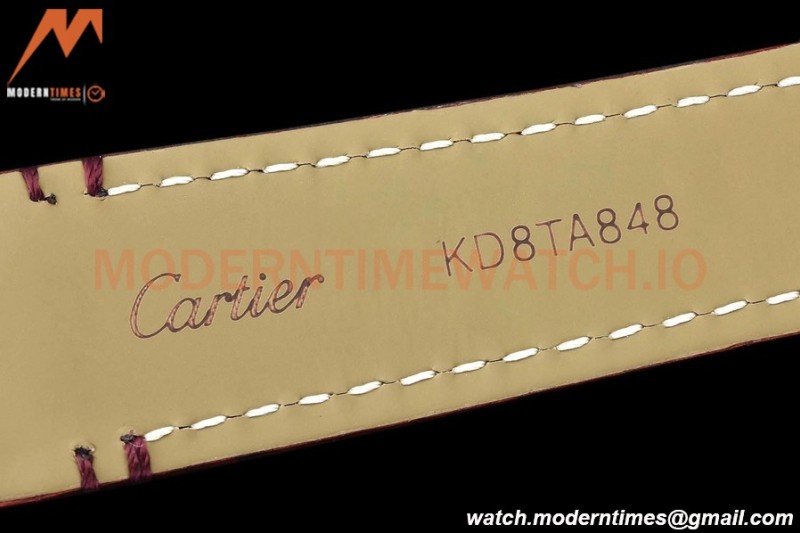 Cartier - Tank Francaise 27mm Medium Size RG/LE Brn/Silv/Rmn 8848F Swiss Qtz