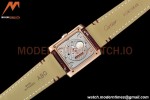 Cartier - Tank Francaise 27mm Medium Size RG/LE Brn/Silv/Rmn 8848F Swiss Qtz