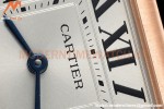 Cartier - Tank Francaise 27mm Medium Size RG/LE Blu/Silv/Rmn 8848F Swiss Qtz