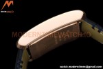 Cartier - Tank Francaise 27mm Medium Size RG/LE Blu/Silv/Rmn 8848F Swiss Qtz