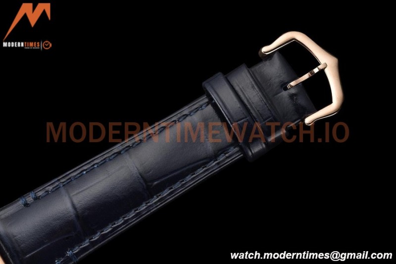 Cartier - Tank Francaise 27mm Medium Size RG/LE Blu/Silv/Rmn 8848F Swiss Qtz