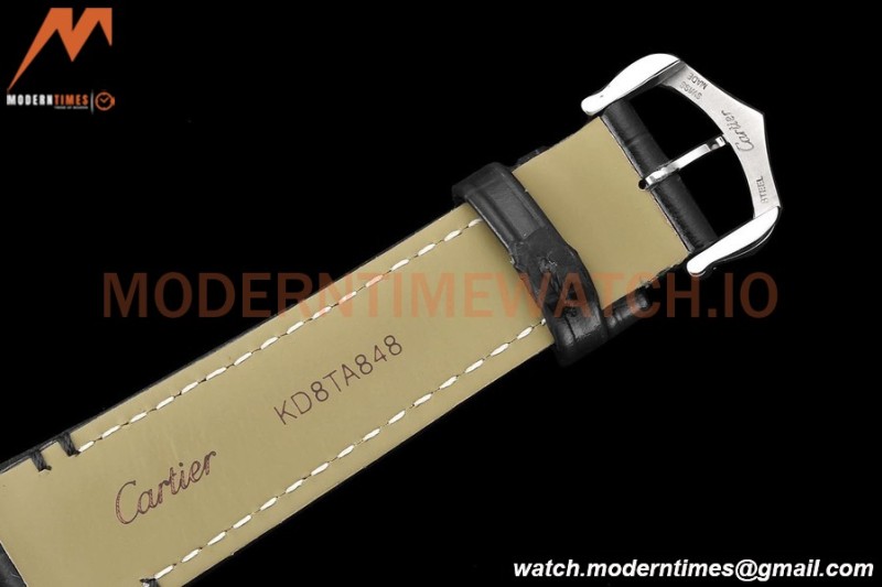 Cartier - Tank Francaise 27mm Medium Size SS/LE Blk/Silv/Rmn 8848F Swiss Qtz