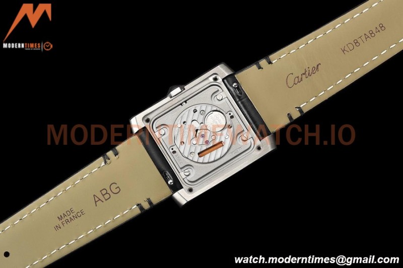 Cartier - Tank Francaise 27mm Medium Size SS/LE Blk/Silv/Rmn 8848F Swiss Qtz