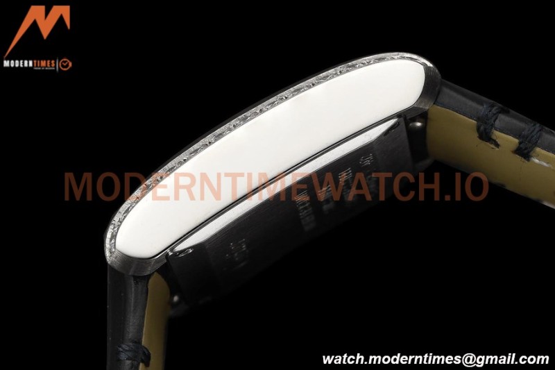 Cartier - Tank Francaise 21mm Small Size SS/LE Blk/Dia/Silv 8848F Swiss Qtz