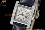 Cartier - Tank Francaise 21mm Small Size SS/LE Blue/Dia/Silv 8848F Swiss Qtz