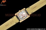 Cartier - Tank Francaise 21mm Small Size YG/LE Blk/Dia/Silv 8848F Swiss Qtz