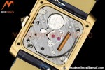 Cartier - Tank Francaise 21mm Small Size YG/LE Blk/Dia/Silv 8848F Swiss Qtz