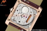 Cartier - Tank Francaise 21mm Small Size RG/LE Brn/Dia/Silv 8848F Swiss Qtz