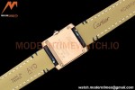 Cartier - Tank Francaise 21mm Small Size RG/LE Blue/Dia/Silv 8848F Swiss Qtz