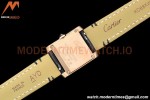 Cartier - Tank Francaise 21mm Small Size RG/LE Blk/Dia/Silv 8848F Swiss Qtz