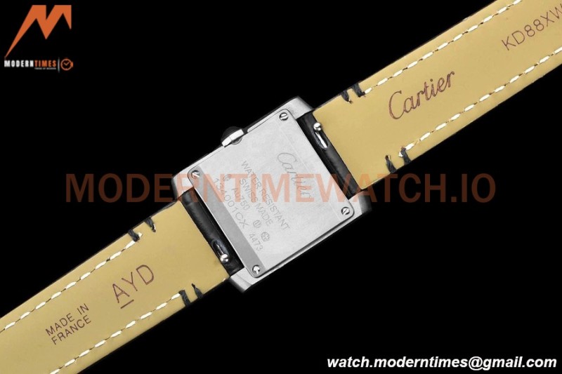 Cartier - Tank Francaise 21mm Small Size SS/LE Blk/Silv 8848F Swiss Qtz