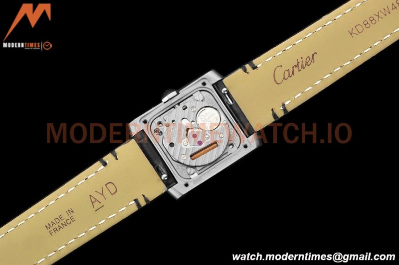 Cartier - Tank Francaise 21mm Small Size SS/LE Blk/Silv 8848F Swiss Qtz