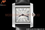 Cartier - Tank Francaise 21mm Small Size SS/LE Blk/Silv 8848F Swiss Qtz