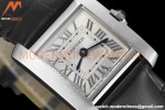 Cartier - Tank Francaise 21mm Small Size SS/LE Blk/Silv 8848F Swiss Qtz