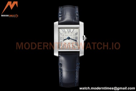 Cartier - Tank Francaise 21mm Small Size SS/LE Blue/Silv 8848F Swiss Qtz