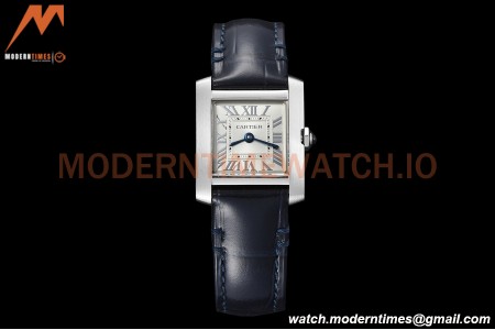 Cartier - Tank Francaise 21mm Small Size SS/LE Blue/Silv 8848F Swiss Qtz